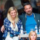 Lindsay Shookus and Ben Affleck at the US Open