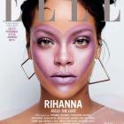 Rihanna on the cover of Elle's October issue