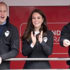 Prince Harry with Kate Middleton and Prince William