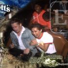 Macaulay Culkin and Brenda Song at Knott's Scary Farm