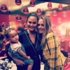 Chrissy Teigen and Alicia Silverstone on Lup Sync Battle set 10/21/17