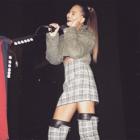 Chrissy Teigen channels Ariana Grande