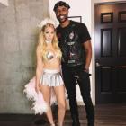 Corinne Olympios and DeMario Jackson at Maxim Magazine Halloween party 2017