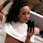 Demi Lovato flashes underboob