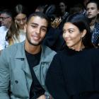 Kourtney Kardashian smiles at her boyfriend Younes Bendjima 