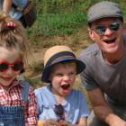 Neil Patrick Harris has fun with his twins