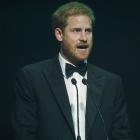 Prince Harry gives a speech on Diana's behalf