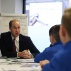 Prince William Visits a Mental Health Charity in Belfast 10/04/17
