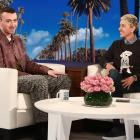Sam Smith and Ellen DeGeneres