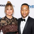 Chrissy Teigen and John Legend in DC