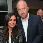 Pamela Adlon and Louis C.K.