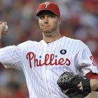 Roy Halladay Pitching Philadelphia Phillies