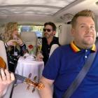 Kelly Clarkson, husband Brandon Blackstock and James Corden in new 'Carpool Karaoke'