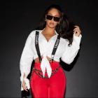 Beyonce as Lil Kim for Halloween