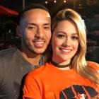 Daniella Rodriguez and Carlos Correa