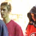 Justin Bieber and Selena Gomez leave his hockey game
