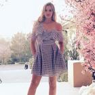 Khloe Kardashian at Kim's shower