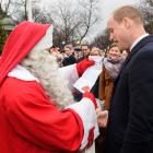 Prince William and Santa in Finland