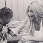 Kim Kardashian and Saint West