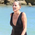 Sharon Stone in a swimsuit
