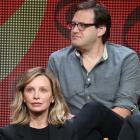 Andrew Kreisberg with 'Supergirl' cast