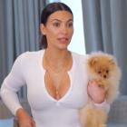 Kim Kardashian Holds Her Dog Sushi on 'Keeping Up With the Kardashians'