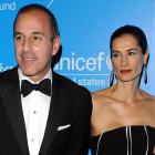 Matt Lauer and Annette Roque