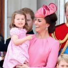 Princess Charlotte and Kate Middleton at Trooping the Colour