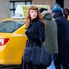 Blake Lively on set in NYC