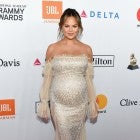 Chrissy Teigen at Clive Davis party