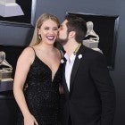 Lauren Akins and Thomas Rhett at 2018 GRAMMYs