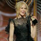 Nicole Kidman winning Golden Globe