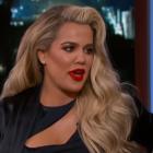 Khloe Kardashian on Jimmy Kimmel Live