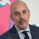 Matt Lauer at Rolling Stones exhibit