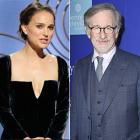 Natalie Portman and Steven Spielberg