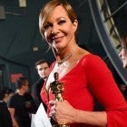 Allison Janney with her Oscar at the 90th Annual Academy Awards