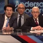 Bill Hader, Fred Armisen, Alex Moffat and John Goodman on 'Saturday Night Live'