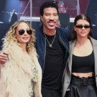 Nicole Richie, Lionel Richie, Sofia Richie and Miles Richie at the handprint ceremony in Hollywood