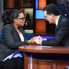 Oprah Winfrey sits down with Stephen Colbert on 'The Late Show' on Mar. 6