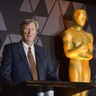 Academy President John Bailey speaks onstage portrait at The Oscars Foreign Language Film Award Directors Reception at the Academy of Motion Picture Arts and Sciences on March 2, 2018 in Beverly Hills, California