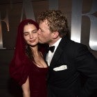 Emily Ratajkowski and husband at Oscars party