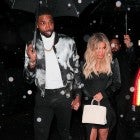 Khloe Kardashian and Tristan Thompson at his birthday party
