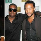 Chance the Rapper, Kanye West and John Legend