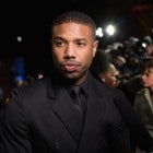 Michael B Jordan attends the European Premiere of Marvel Studios' 'Black Panther' at the Eventim Apollo, Hammersmith on February 8, 2018 in London, England.