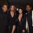 John Legend, Chrissy Teigen, Kim Kardashian, Kanye West