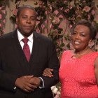 Kenan Thompson and his mother, Ann, on 'Saturday Night Live' cold open on May 12