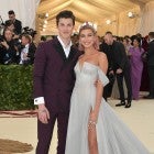 Shawn Mendes and Hailey Baldwin at 2018 Met Gala