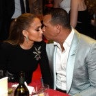 Jennifer Lopez and Alex Rodriguez at Robin Hood charity event