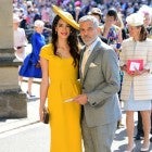Amal and George Clooney at royal wedding