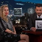 Miley Cyrus and Jimmy Kimmel